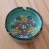 Persian Pottery Ashtray – Handmade Dot Art Design Goldar