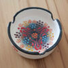 Persian Pottery Ashtray – Handmade Dot Art Design Goldar