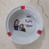 Persian Porcelain Ashtray – Handmade Calligraphy Funny