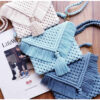 Macrame Crossbody Shoulder Bag Luxurious Handcrafted