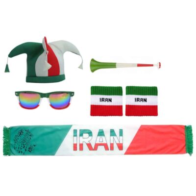 Iranian National Football Team Fan Accessories Set – 6 Pieces