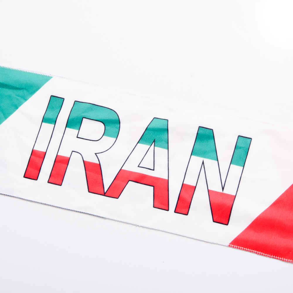 Iran Flag Football Fan Scarf