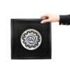 Framed Islamic Engraved Copper Art Khoda