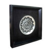 Framed Islamic Engraved Copper Art Khoda