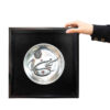Framed Islamic Engraved Copper Art Labbayk Ya Hussain