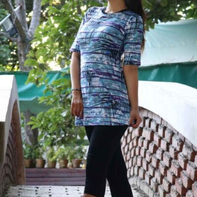 Islamic Women’s Short Sleeve Swimsuit Model Tina