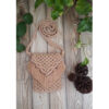 Macrame Crossbody Shoulder Bag Luxurious Handcrafted Sana