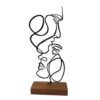 Minimalist Art Sculpture Metal Hamdam