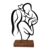 Metal Minimalist Figurine Artwork Sculpture Mother