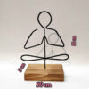 Metal Minimalist Figurine Artwork Sculpture Yuga