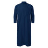 Navy Blue Emirati-Style Dishdasha Thawb for Men – Traditional Arab Robe