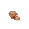 Handcrafted Persian Copper Sugar Bowl with Lid - Hammered Sib