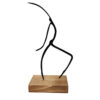 Metal Minimalist Figurine Artwork Sculpture Nita