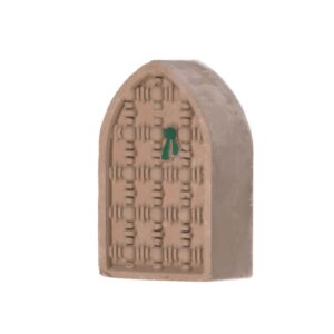 Set of Two Turbah Prayer Stones Model Shrine