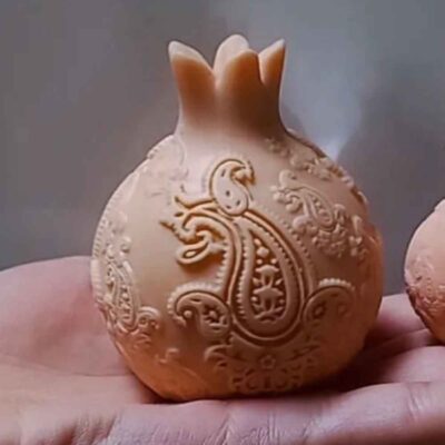 Pomegranate Silicone Candle Mold