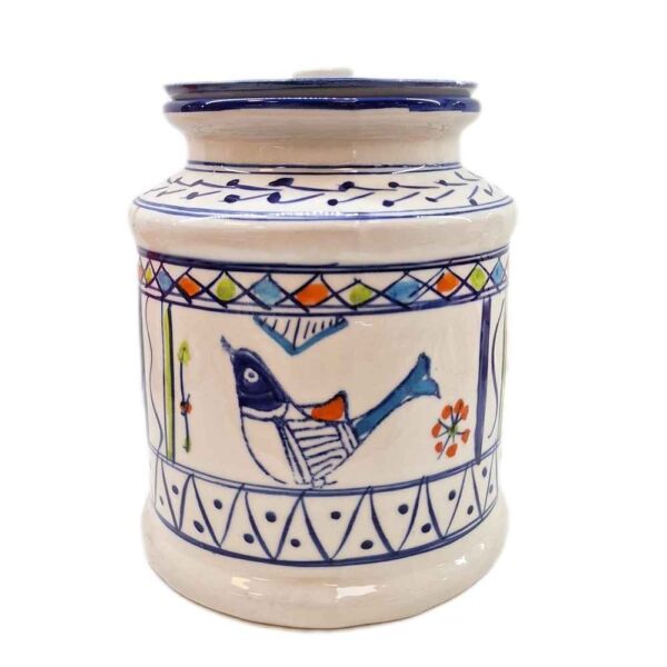 Ceramic Canister - Ideal for Kitchen Storage & Organization, Parandeh