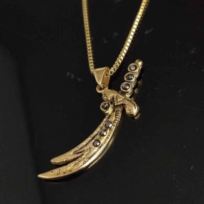 Zulfiqar Sword Necklace – Islamic Sword Necklace Pendant