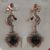 Dangle Metal Earrings with Traditional Style Saba