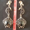 Dangle Metal Earrings with Traditional Style Saba
