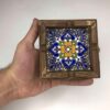 Persian Wooden Ashtray – Traditional Tile Sonati