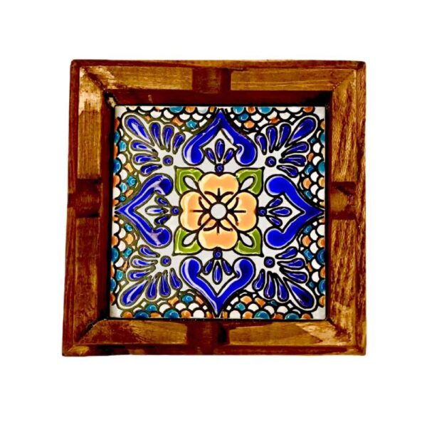 Persian Wooden Ashtray – Traditional Tile Sonati