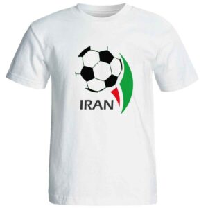 Unisex Iran Football Fan T-shirt Model Ball