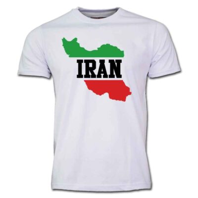 Unisex Iran’s Fan T-shirt Model Map