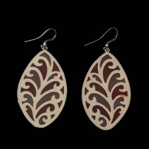 Dangle Metal Earrings with Traditional Style Nastaran