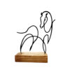 Metal Minimalist Figurine Artwork Sculpture Horse