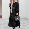 Stylish Abaya for Women Elegant Black With Sparkly Sequin