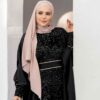 Stylish Abaya for Women Elegant Black With Sparkly Sequin