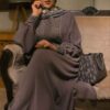 Stylish Butterfly Abaya for Muslim Women – Black Crepe Fabric
