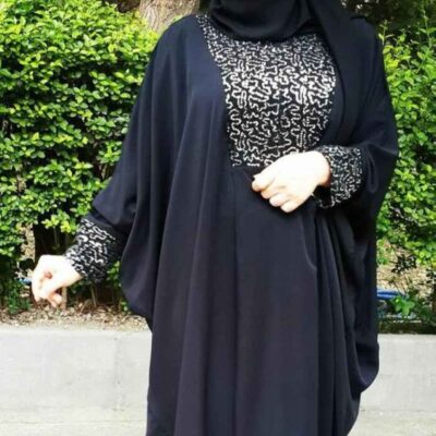 Stylish Butterfly Abaya for Women – Elegant & Comfortable Crepe Fabric