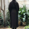 Traditional Butterfly Abaya for Muslim Women – Soft Crepe Fabric