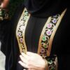 Traditional Abaya for Muslim Women with Soft Black Crepe Fabric