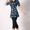 Women's Short Sleeve Burkini Swimwear Model Safa