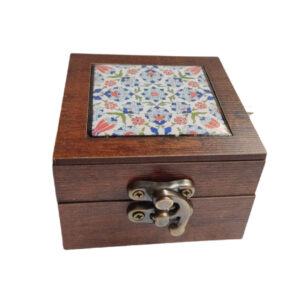 Handcrank Wooden Musical Box Model Sepehr