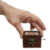 Handcrank Wooden Musical Box Model Melody