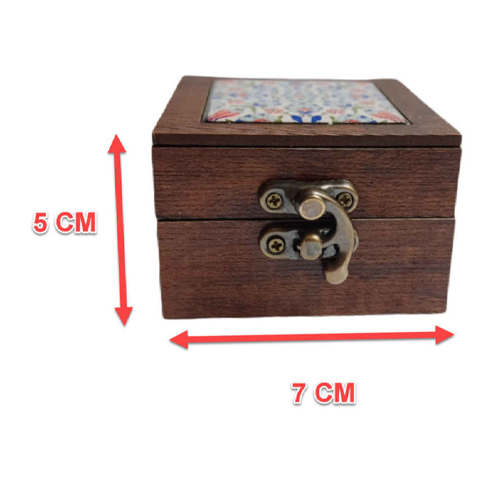 Handcrank Wooden Musical Box Model Sepehr