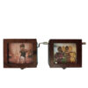 Handcrank Wooden Musical Box Model Melody
