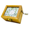 Handcrank Wooden Musical Box Model Sun