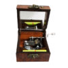 Handcrank Wooden Musical Box Model Hedyeh