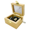 Handcrank Wooden Musical Box Model Sun