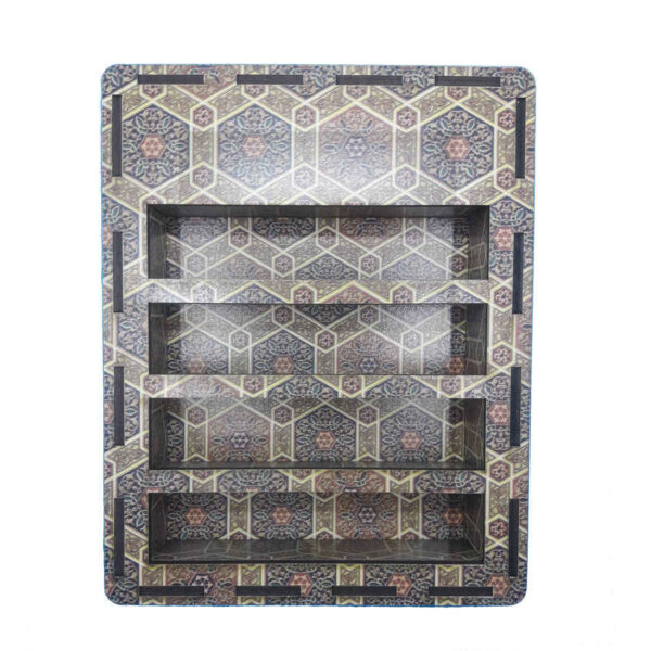 Wooden Wall-Mounted Turbah Holder Shelf - Masjed