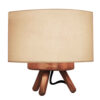 Accent Wooden Table Lamp Handcrafted Diana