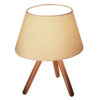 Accent Wooden Table Lamp Handcrafted Liana