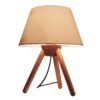 Accent Wooden Table Lamp Handcrafted Liana