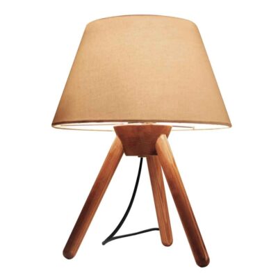 Accent Wooden Table Lamp Handcrafted Liana