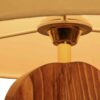 Accent Wooden Table Lamp Handcrafted Messina