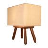 Accent Wooden Table Lamp Handcrafted Nastaran
